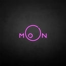 'Moon circle' neon sign - VINTAGE SIGN