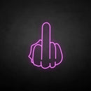 'Middle finger' neon sign - VINTAGE SIGN