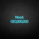 'Mood CEO' neon sign - VINTAGE SIGN