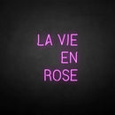 'LA VIE EN ROSE' neon sign - VINTAGE SIGN