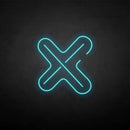 'Cross' neon sign - VINTAGE SIGN