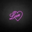 'Love heart' neon sign - VINTAGE SIGN