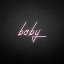 'Baby' neon sign - VINTAGE SIGN