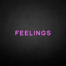 'FEELINGS' neon sign - VINTAGE SIGN