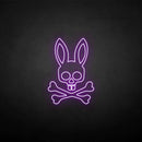 'the skeleton of the rabbit' neon sign - VINTAGE SIGN