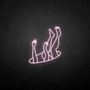 'Drop into hole' neon sign - VINTAGE SIGN