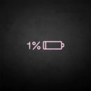 'Battery off' neon sign - VINTAGE SIGN