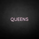 'QUEENS' neon sign - VINTAGE SIGN