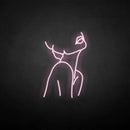 'Woman pose' neon sign - VINTAGE SIGN