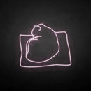 'The cat on the pillow' neon sign - VINTAGE SIGN