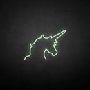 'unicorn' neon sign - VINTAGE SIGN