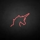 'unicorn' neon sign - VINTAGE SIGN