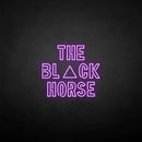 'The black horse' neon sign - VINTAGE SIGN