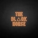 'The black horse' neon sign - VINTAGE SIGN