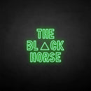 'The black horse' neon sign - VINTAGE SIGN