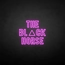 'The black horse' neon sign - VINTAGE SIGN