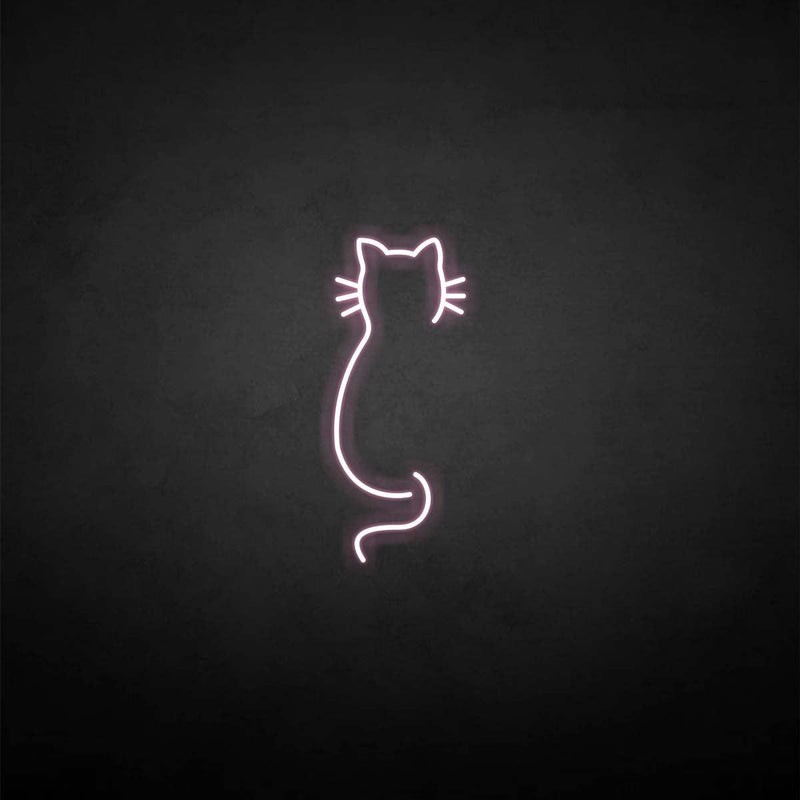 'Cat back' neon sign - VINTAGE SIGN