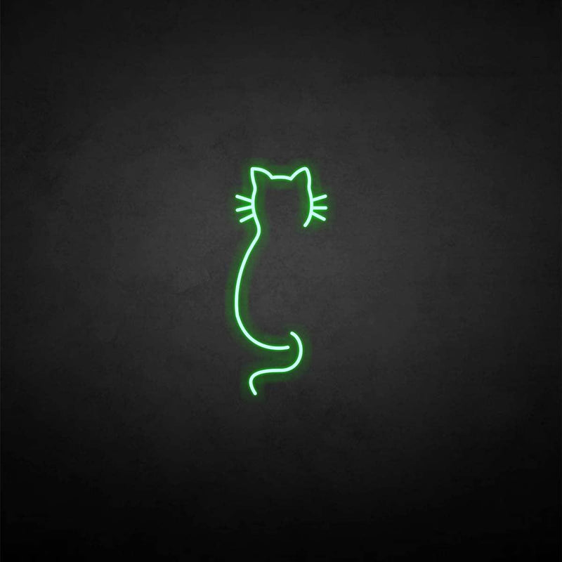 'Cat back' neon sign - VINTAGE SIGN