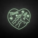 'Unicorn with heart' neon sign - VINTAGE SIGN