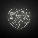 'Unicorn with heart' neon sign - VINTAGE SIGN