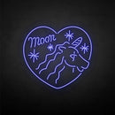 'Unicorn with heart' neon sign - VINTAGE SIGN