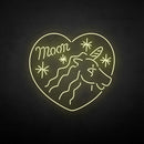 'Unicorn with heart' neon sign - VINTAGE SIGN