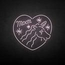 'Unicorn with heart' neon sign - VINTAGE SIGN
