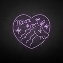 'Unicorn with heart' neon sign - VINTAGE SIGN