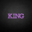 'KING' neon sign - VINTAGE SIGN