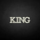 'KING' neon sign - VINTAGE SIGN