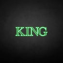 'KING' neon sign - VINTAGE SIGN