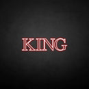 'KING' neon sign - VINTAGE SIGN