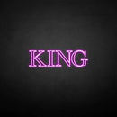 'KING' neon sign - VINTAGE SIGN