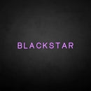 'BLACKSTAR' neon sign - VINTAGE SIGN