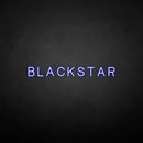 'BLACKSTAR' neon sign - VINTAGE SIGN