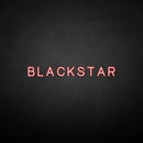 'BLACKSTAR' neon sign - VINTAGE SIGN