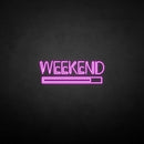 'Weekend' neon sign - VINTAGE SIGN