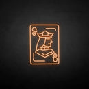 'Hearts Q' neon sign - VINTAGE SIGN