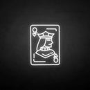 'Hearts Q' neon sign - VINTAGE SIGN