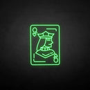 'Hearts Q' neon sign - VINTAGE SIGN