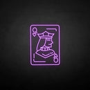 'Hearts Q' neon sign - VINTAGE SIGN