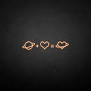 'Love equation' neon sign - VINTAGE SIGN