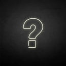 'Question mark' neon sign - VINTAGE SIGN