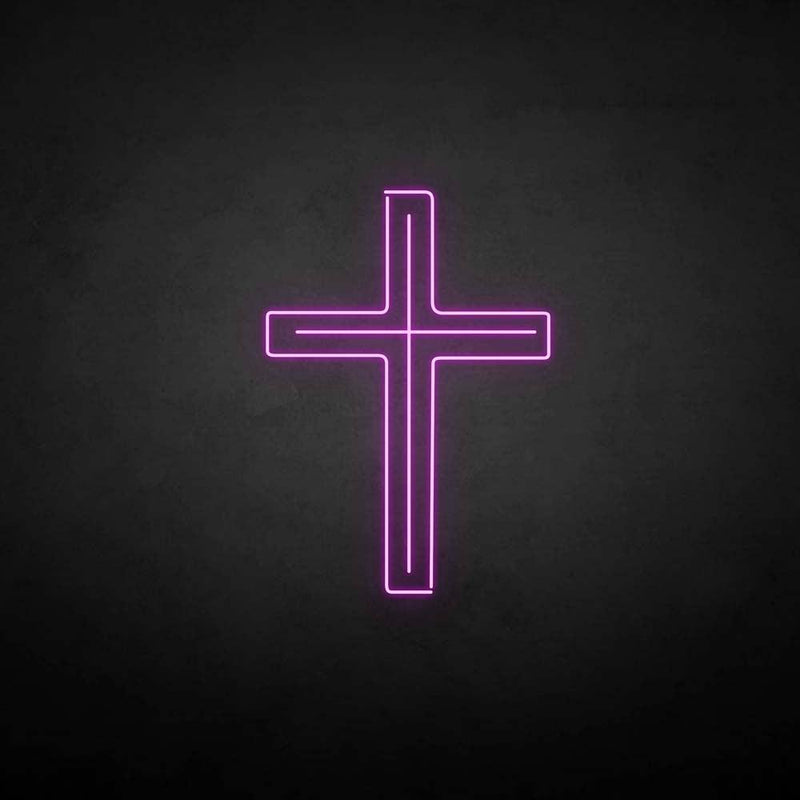 'Crucifix' neon sign - VINTAGE SIGN