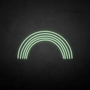 'Rainbow' neon sign - VINTAGE SIGN
