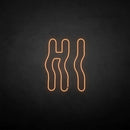 'Hi' neon sign - VINTAGE SIGN