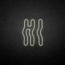 'Hi' neon sign - VINTAGE SIGN