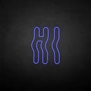 'Hi' neon sign - VINTAGE SIGN