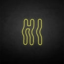 'Hi' neon sign - VINTAGE SIGN