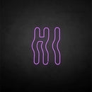 'Hi' neon sign - VINTAGE SIGN